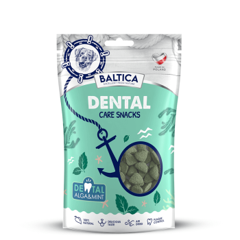 BALTICA przysmaki Dental dla psa z algą i miętą 150g